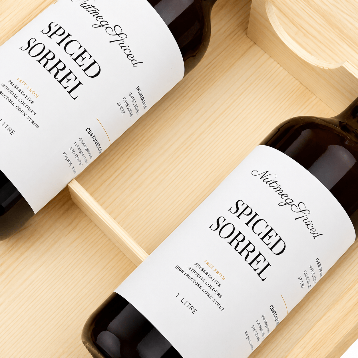 Grenadian Spiced Sorrel Drink – 1L - nutmegspiced